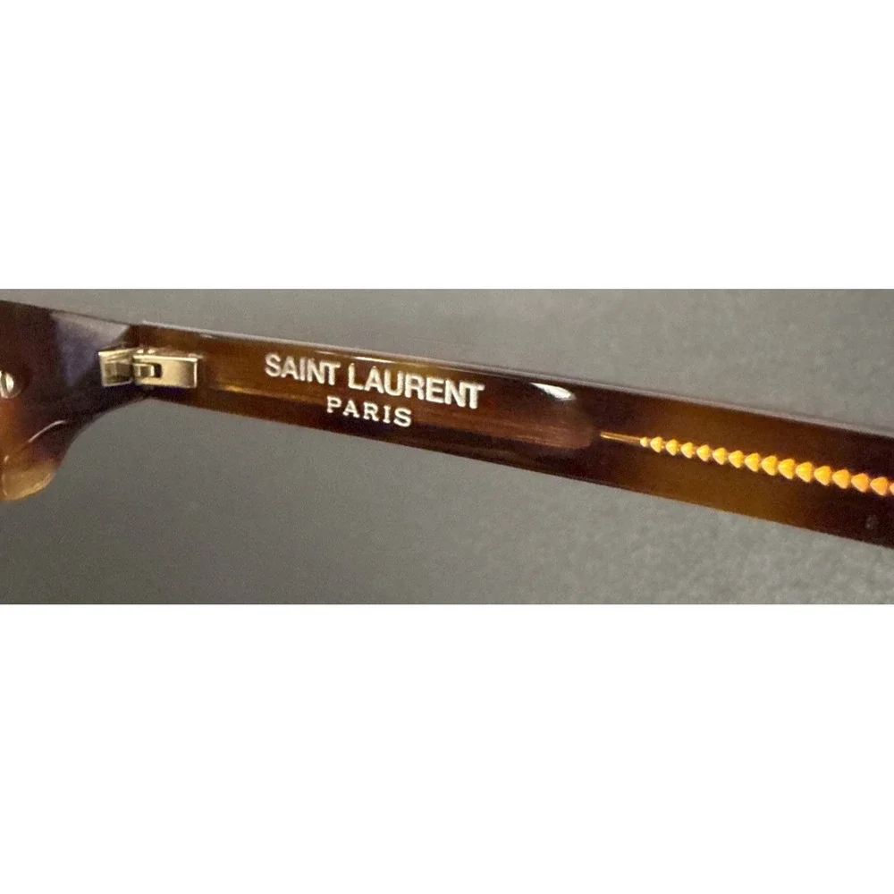 Saint Laurent SL 160 Slim 003 Sunglasses 49-19-145 Tortoise Shell No Case Flaws